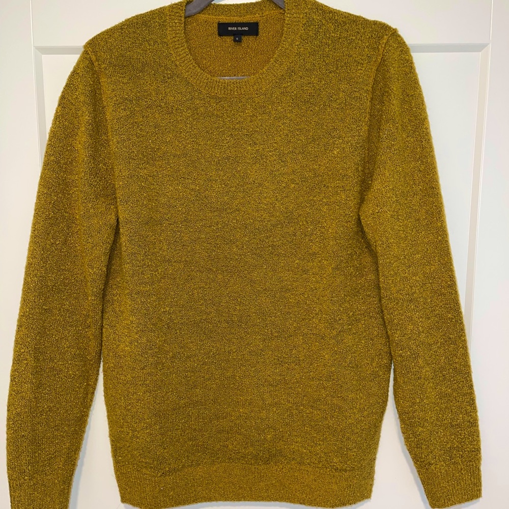 River Island, Size Small, Mustard Sweater